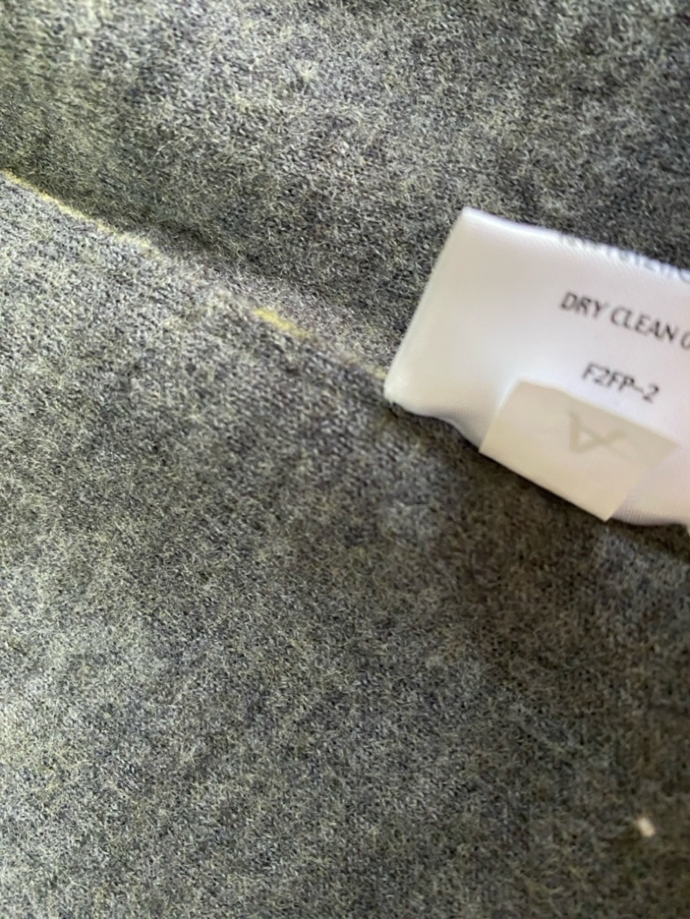 EILEEN FISHER Moss Green Heather Merino Wool Tailored Knit Sweater Blazer M - Picture 5 of 9
